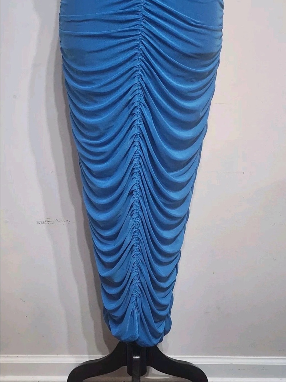 House of Harlow 1960 Royal Blue Ruched Maxi Dress size S - Picture 3 of 9